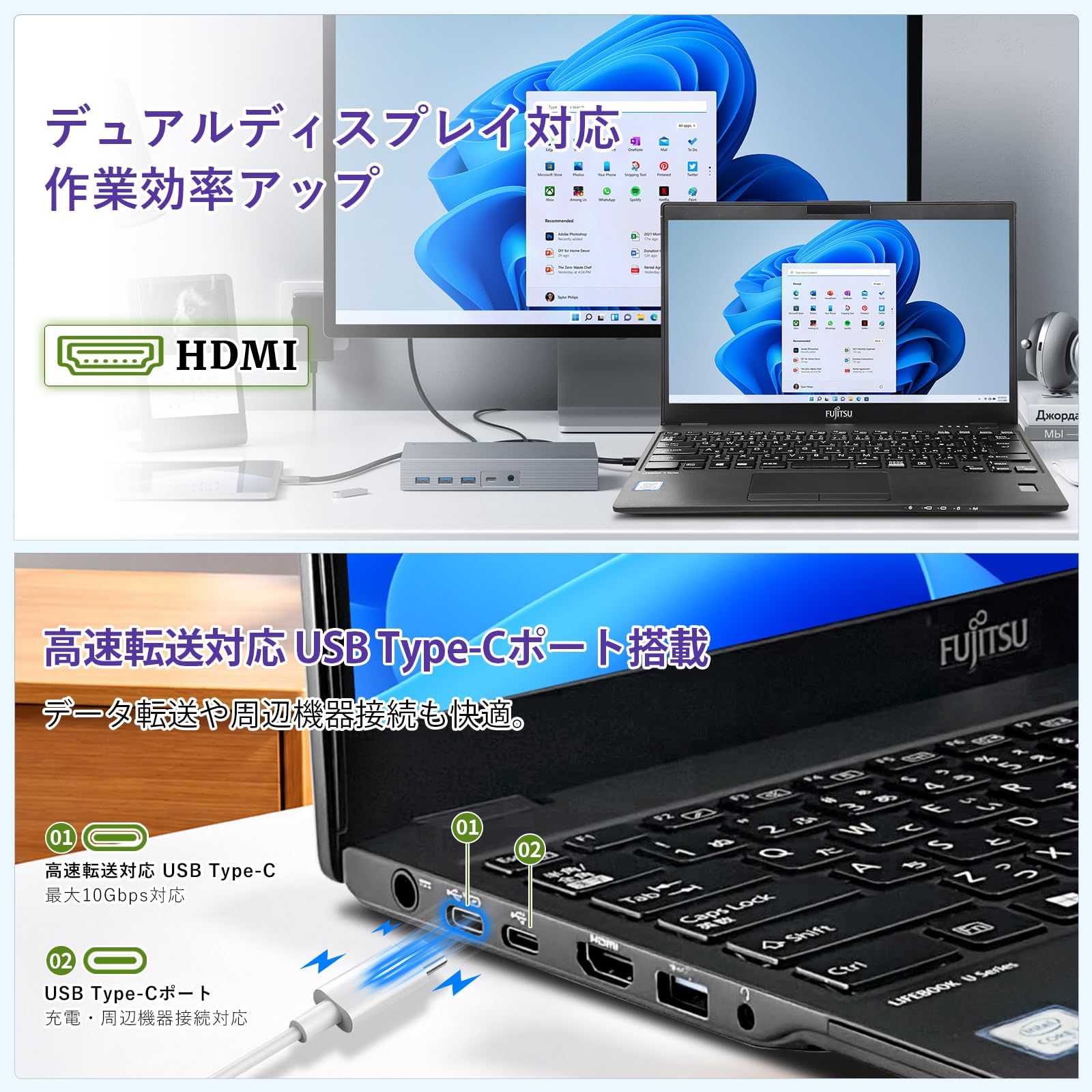 Amazon.co.jp: 【整備済み品】ノートパソコン 富士通 LIEFBOOK U939/B
